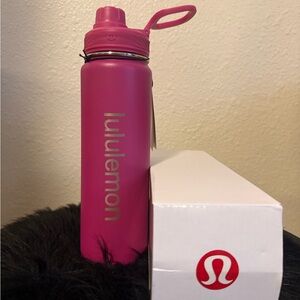 lululemon athletica Dark Pink Water Bottle 24 oz